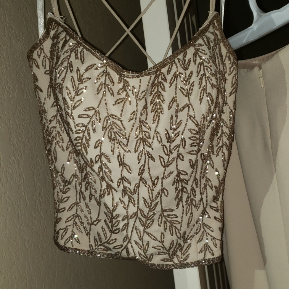 Simi formal 2 piece  Gown  worn 1 time